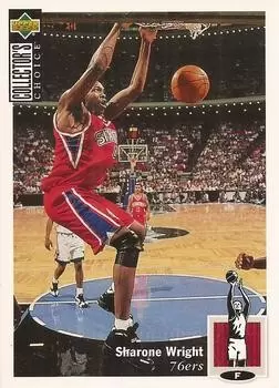 Upper D.E.C.K - NBA Basketball Collector\'s Choice 1994-1995 - Sharone Wright RC