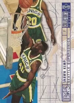 Upper D.E.C.K - NBA Basketball Collector\'s Choice 1994-1995 - Shawn Kemp BP