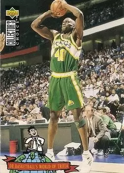 Upper D.E.C.K - NBA Basketball Collector\'s Choice 1994-1995 - Shawn Kemp TRIV
