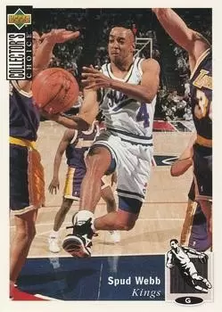 Upper D.E.C.K - NBA Basketball Collector\'s Choice 1994-1995 - Spud Webb