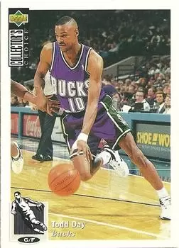Upper D.E.C.K - NBA Basketball Collector\'s Choice 1994-1995 - Todd Day