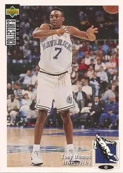 Upper D.E.C.K - NBA Basketball Collector\'s Choice 1994-1995 - Tony Dumas RC