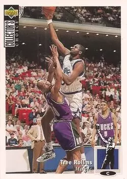 Upper D.E.C.K - NBA Basketball Collector\'s Choice 1994-1995 - Tree Rollins