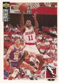 Upper D.E.C.K - NBA Basketball Collector\'s Choice 1994-1995 - Vernon Maxwell