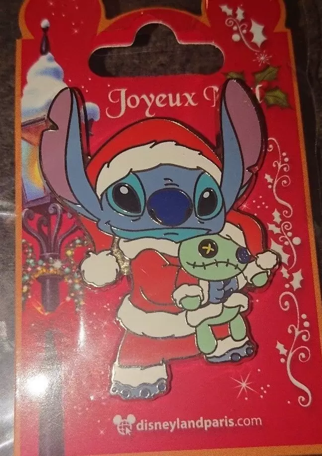 Disney Pins Open Edition - Stitch Christmas & Scrump