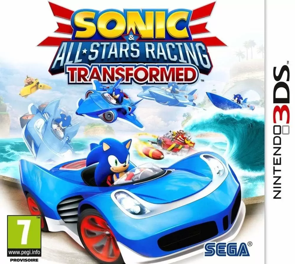 Nintendo 2DS / 3DS Games - Sonic & All-Stars Racing Transformed