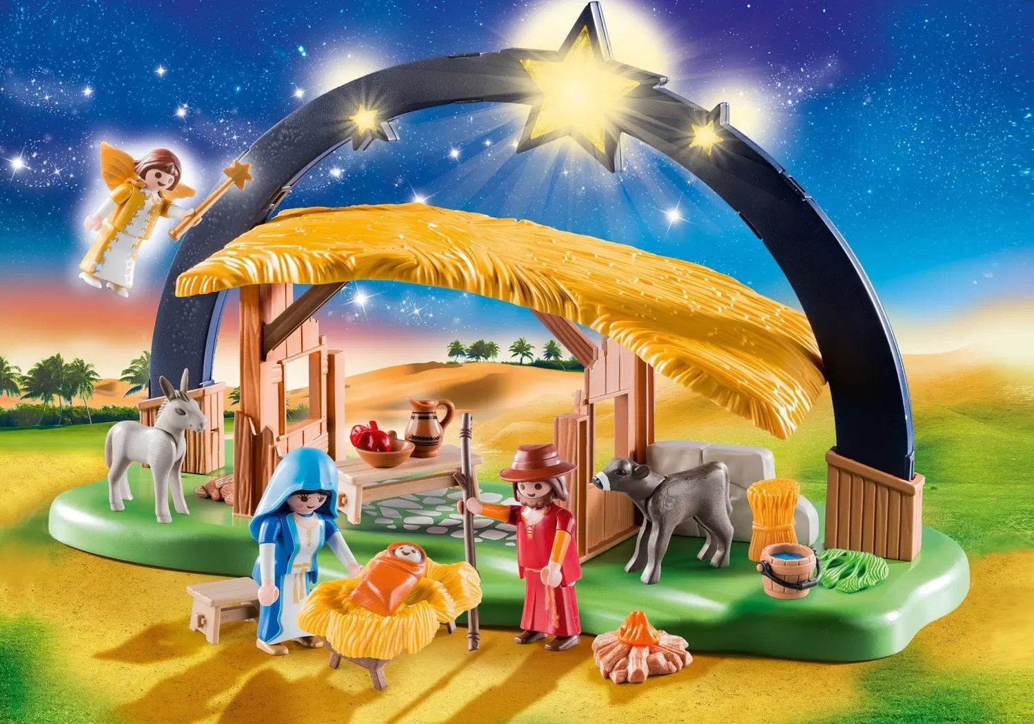 Playmobil de Noël - Crèche avec Illumination