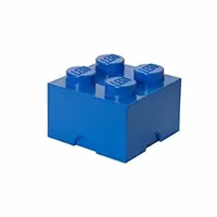 Brique de rangement LEGO 2x2 bleue
