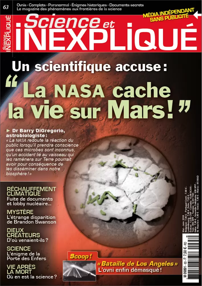 Science et Inexpliqué - La NASA cache la vie sur Mars