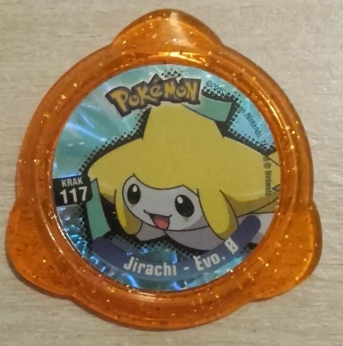 Panini - Kraks Pokémon - Jirachi – Evo. Ø Orange