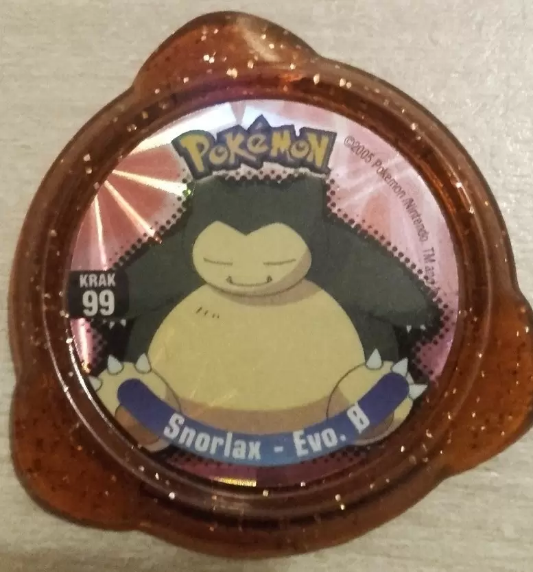 Panini - Kraks Pokémon - Snorlax – Evo. Ø Orange