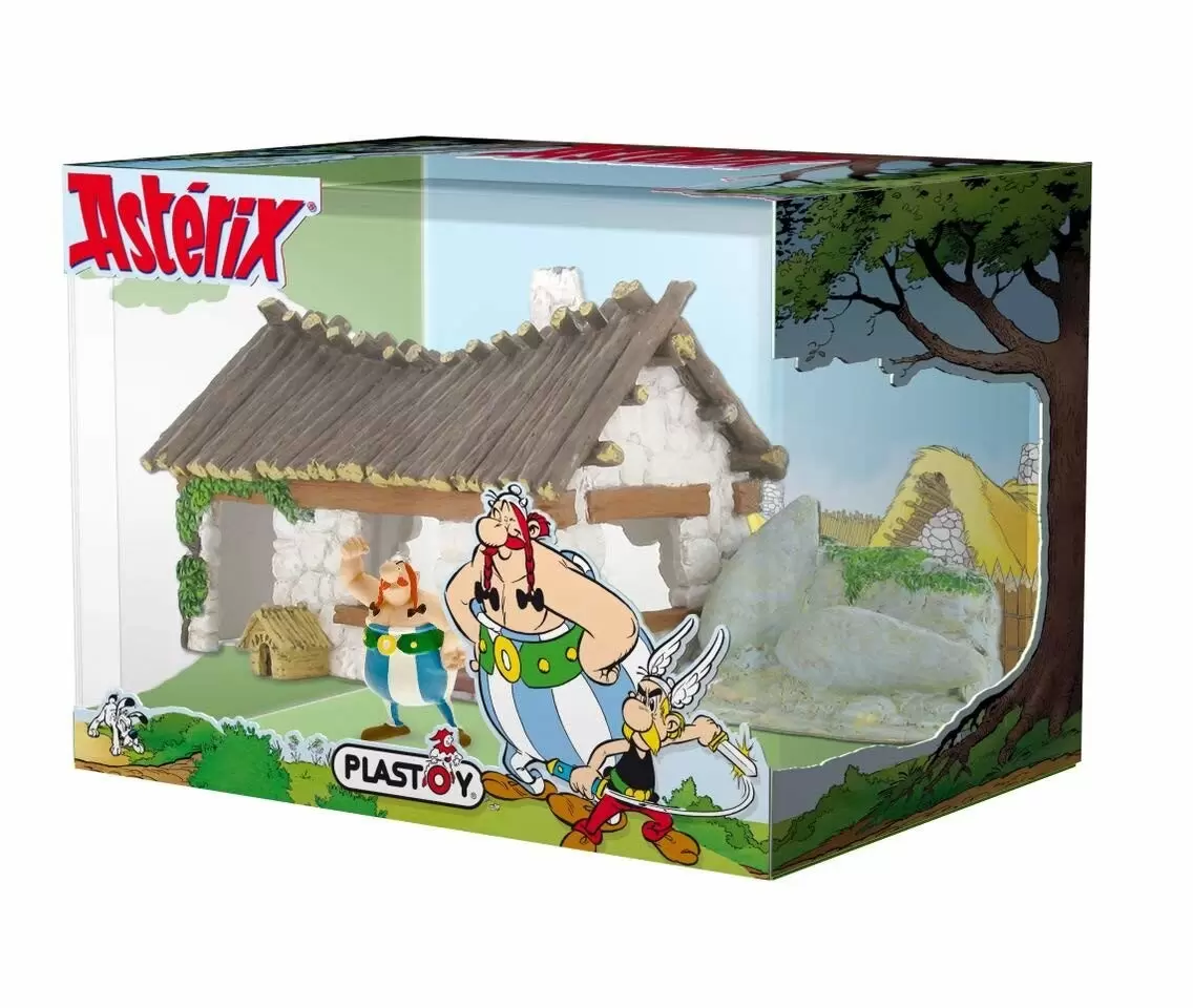 Astérix - Maison D\'Obélix + 2 Figurines