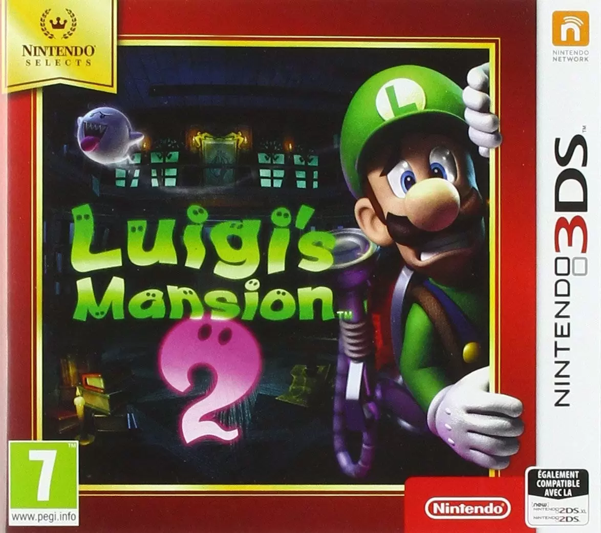 Jeux Nintendo 2DS / 3DS - Luigi\'s Mansion 2 (Nintendo Selects)