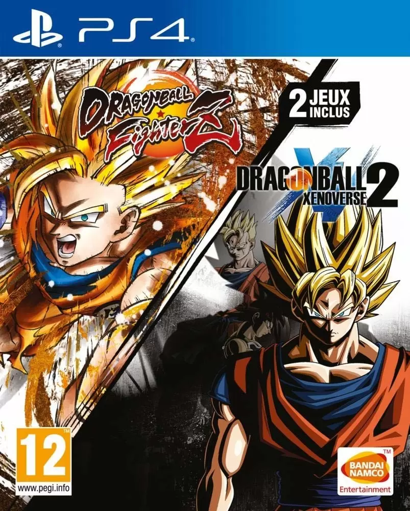 Jeux PS4 - Dragon Ball Xenoverse 2 + Dragon Ball FighterZ