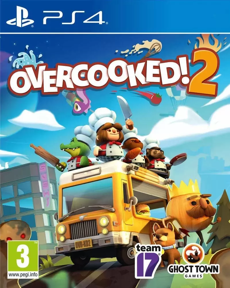 Jeux PS4 - Overcooked! 2