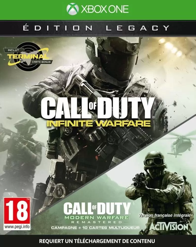 Jeux XBOX One - Call of Duty Infinite Warfare Edition Legacy
