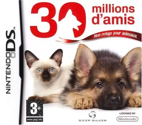 Nintendo DS Games - 30 Millions D\'amis, Mon Refuge Pour Animaux