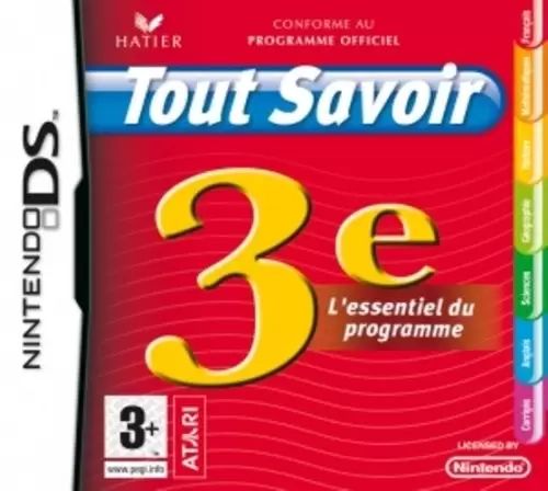 Jeux Nintendo DS - Tout Savoir 3eme