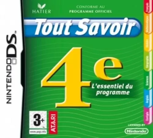 Nintendo DS Games - Tout Savoir 4eme