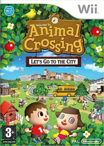 Nintendo Wii Games - Animal Crossing, Let\'s Go To The City