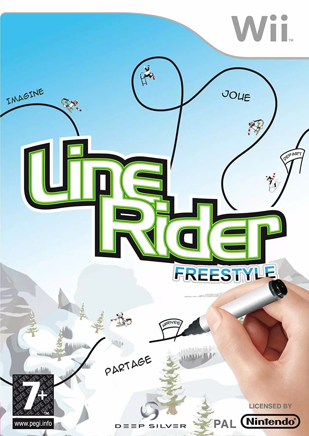 Nintendo Wii Games - Line Rider Freestyle