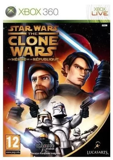 XBOX 360 Games - Star Wars The Clone Wars :  Les Héros de la République