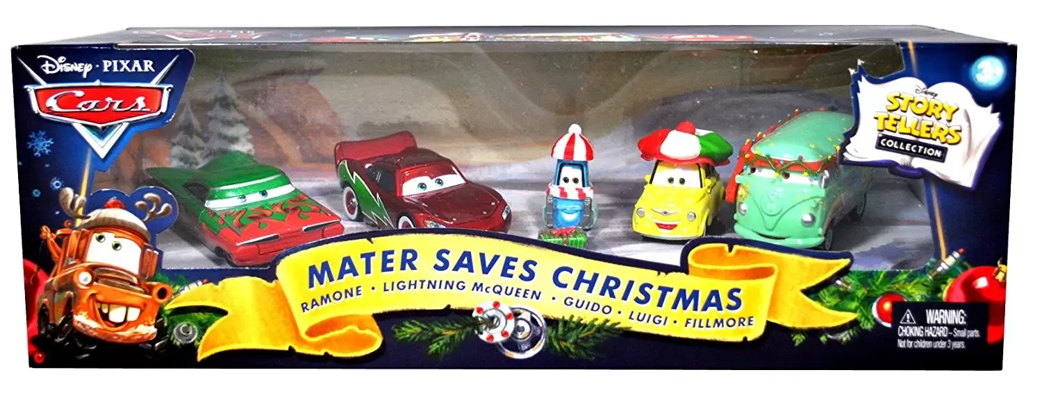 Cars Christmas - Ramone, Lightning McQueen, Guido, Luigi & Fillmore