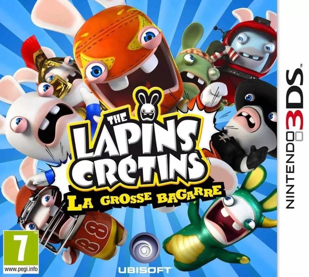 Nintendo 2DS / 3DS Games - The Lapins Crétins : La Grosse Bagarre