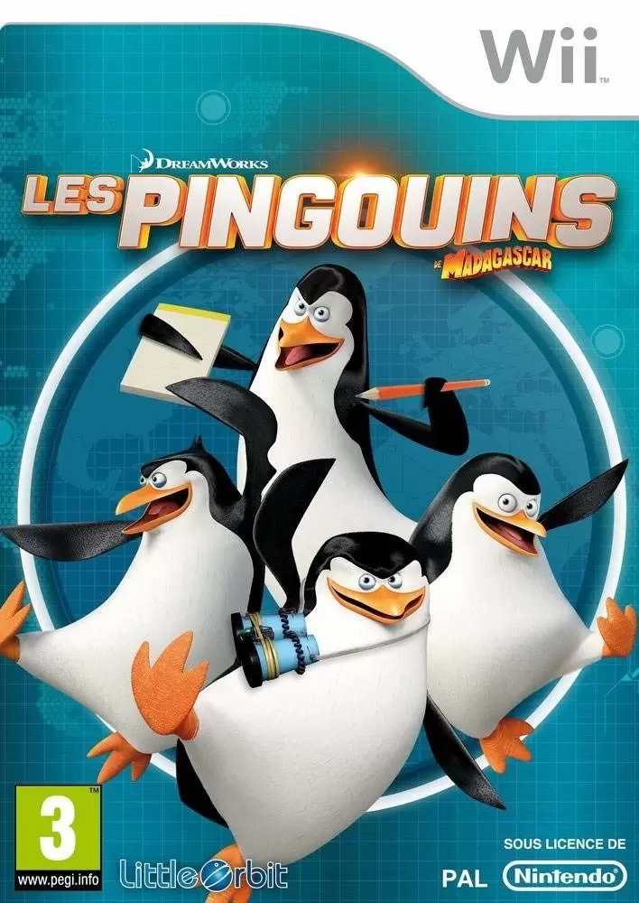 Nintendo Wii Games - Les Pingouins de Madagascar