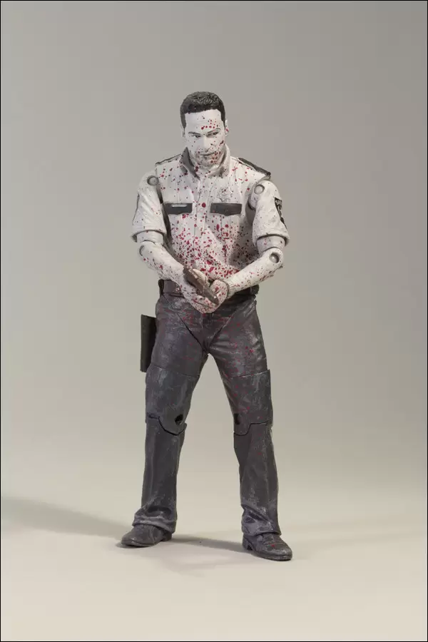 McFarlane - Walking Dead - Bloody Black and White Deputy Rick Grimes