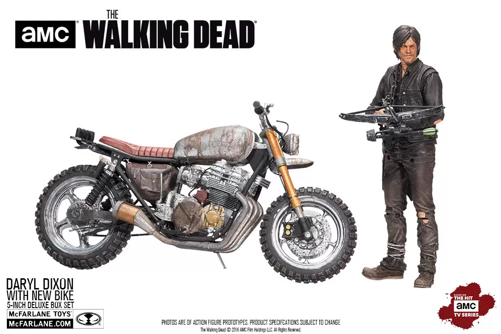 McFarlane - Walking Dead - Daryl with Custom Bike Deluxe