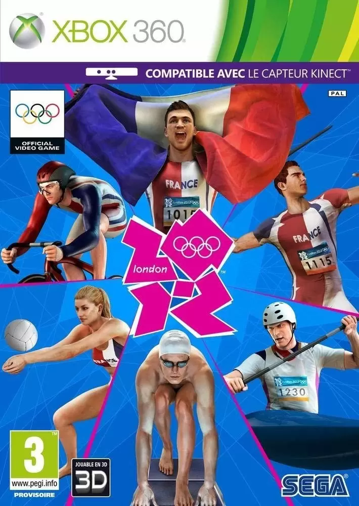 Jeux XBOX 360 - Londres 2012 : Le Jeu Vidéo Officiel Des Jeux Olympiques