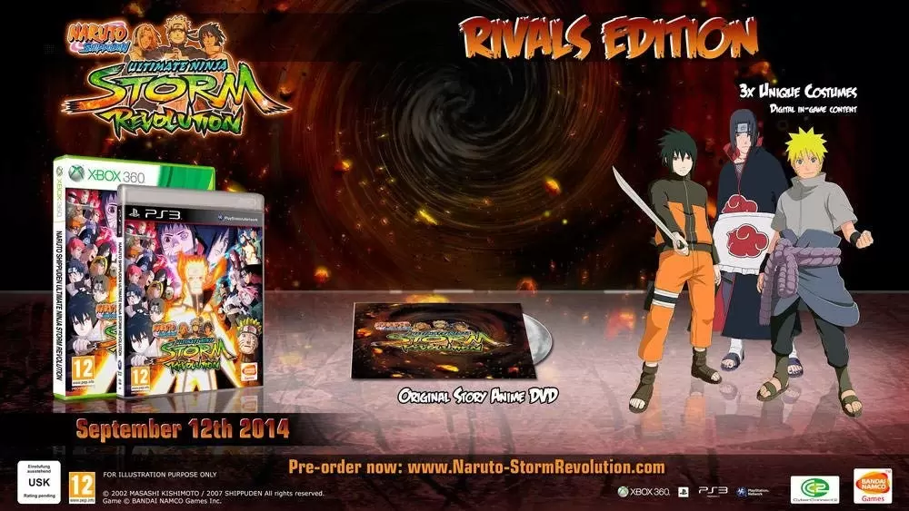 Jeux XBOX 360 - Naruto Shippuden Ultimate Ninja Storm Revolution Rivals Edition