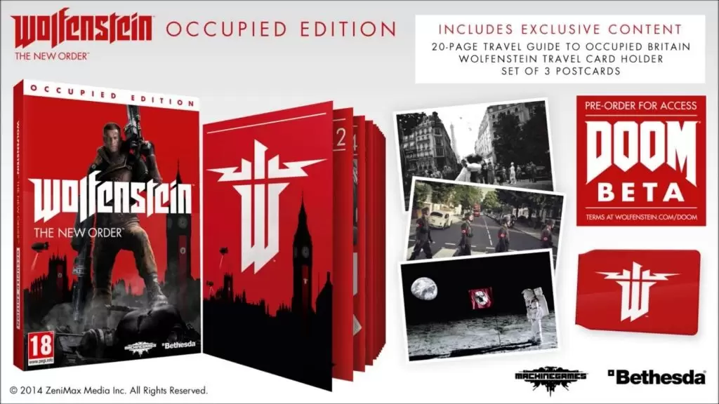 XBOX 360 Games - Wolfenstein : The New Order - Occupied Edition