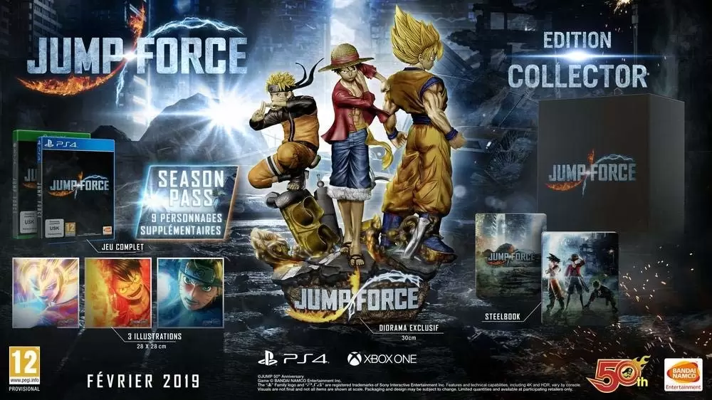 Jeux PS4 - Jump Force Collector Edition