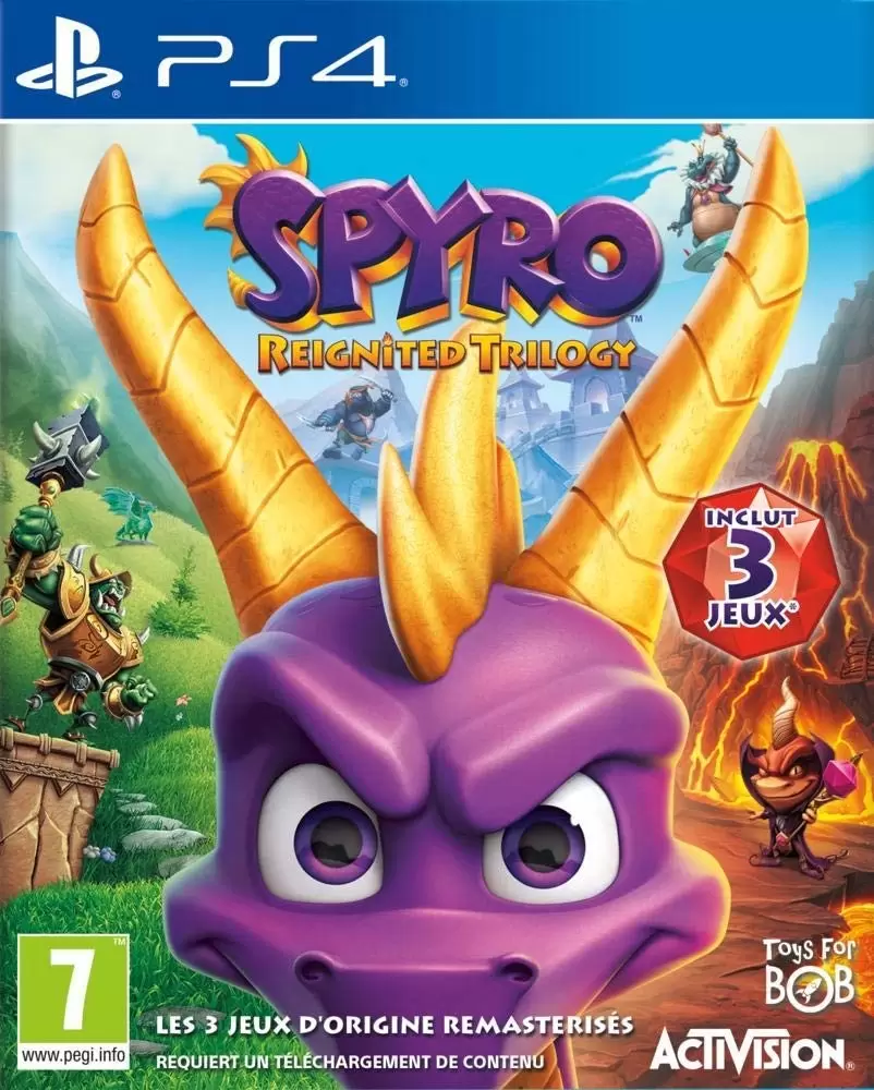 Jeux PS4 - Spyro Reignited Trilogy