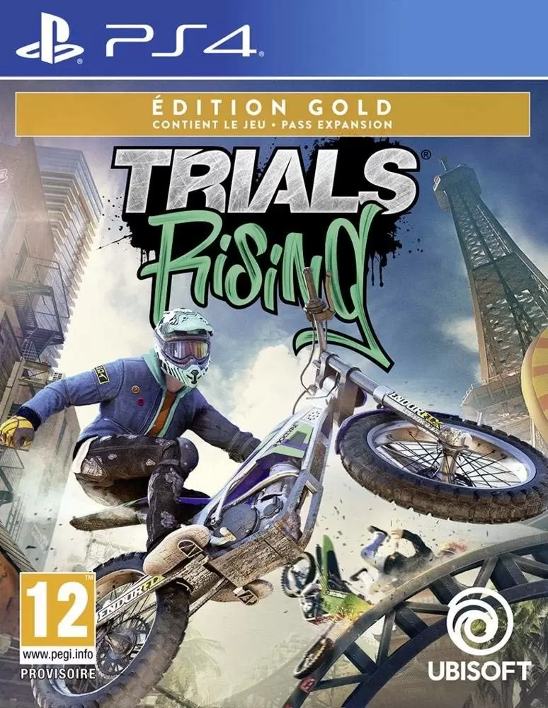 Jeux PS4 - Trials Rising Edition Gold
