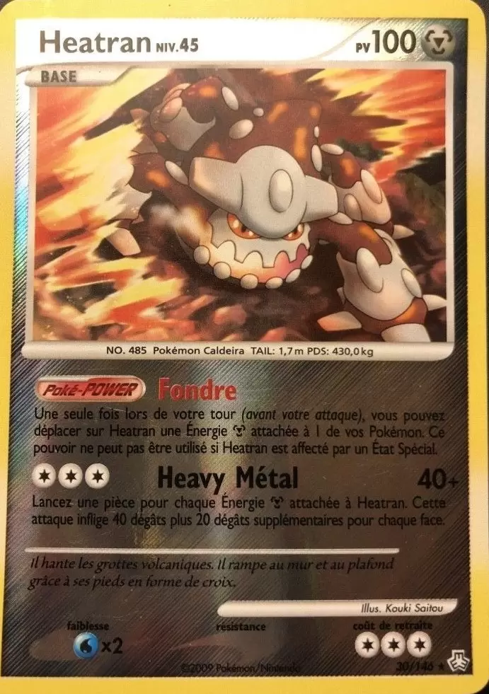 Eveil des Légendes - Heatran Reverse