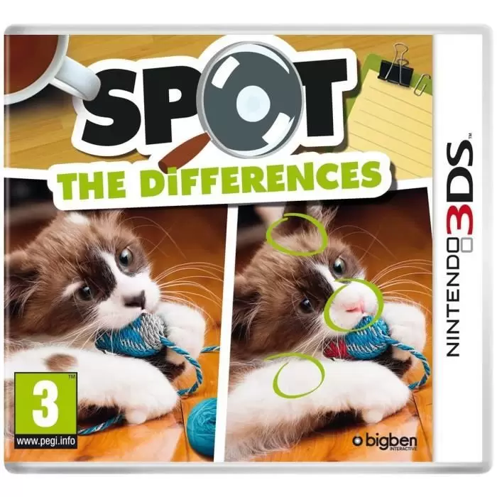 Nintendo 2DS / 3DS Games - Spot The Differences