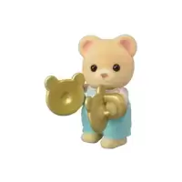 Bear Baby and cymbals