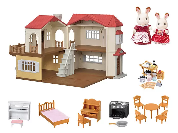 Calico Critters (USA, Canada) - Red Roof Country Home Gift Set
