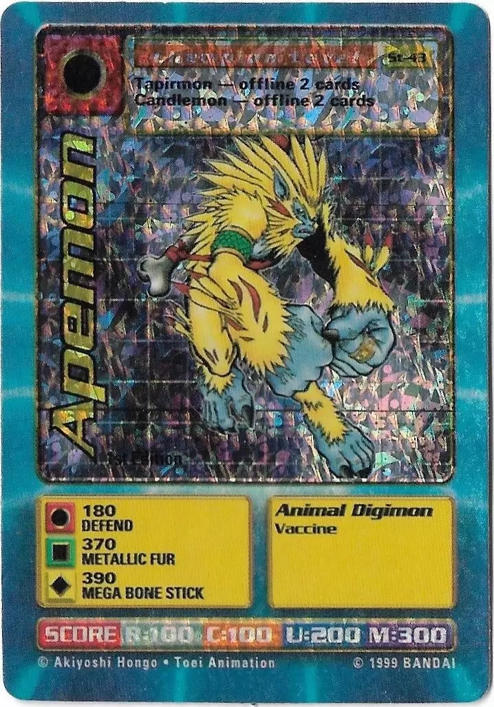 Carte Digimon JD - Apemon
