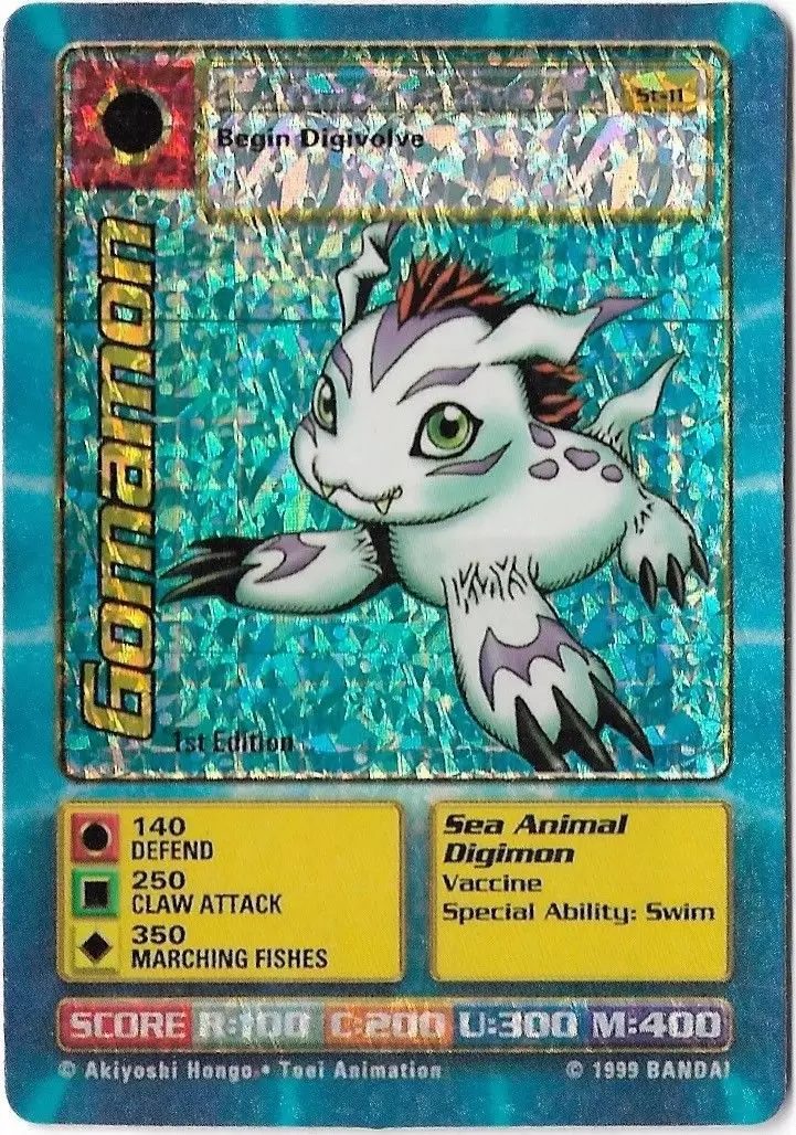 Carte Digimon JD - Gomamon