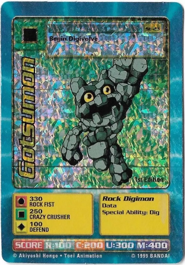Carte Digimon JD - Gotsumon