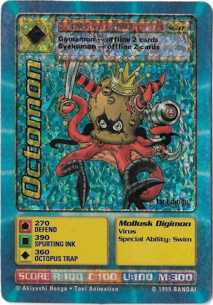 Carte Digimon JD - Octomon
