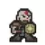 Pixel Pals - Sony - Kratos with Shield