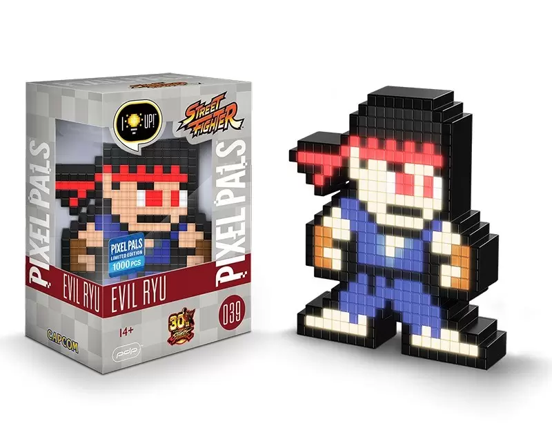 Pixel Pals - Street Fighter - Evil Ryu Event and pdp.com exclusive