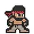 Pixel Pals - Street Fighter - Hot Ryu