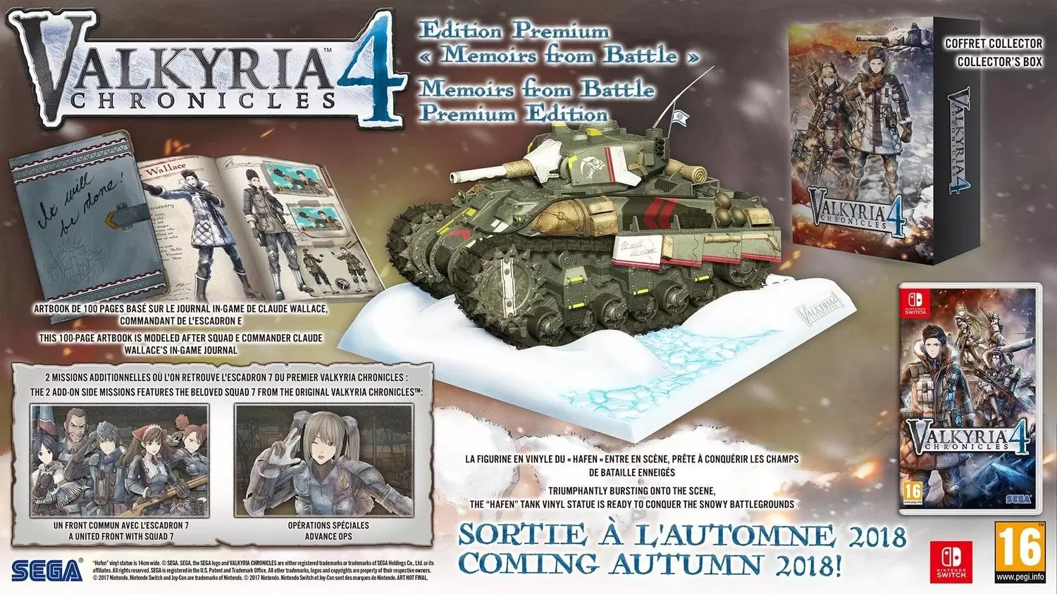 Nintendo Switch Games - Valkyria Chronicles 4 - Memoirs From Battle Premium Edition