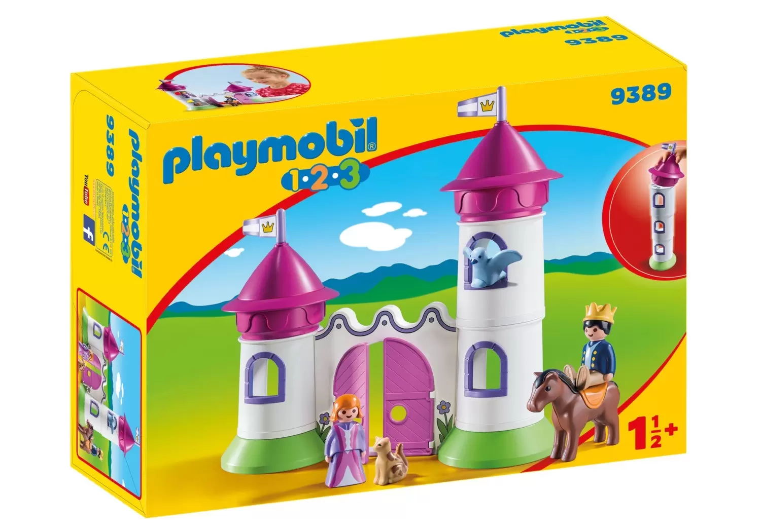 Playmobil 1.2.3 - Princess Castle with towers